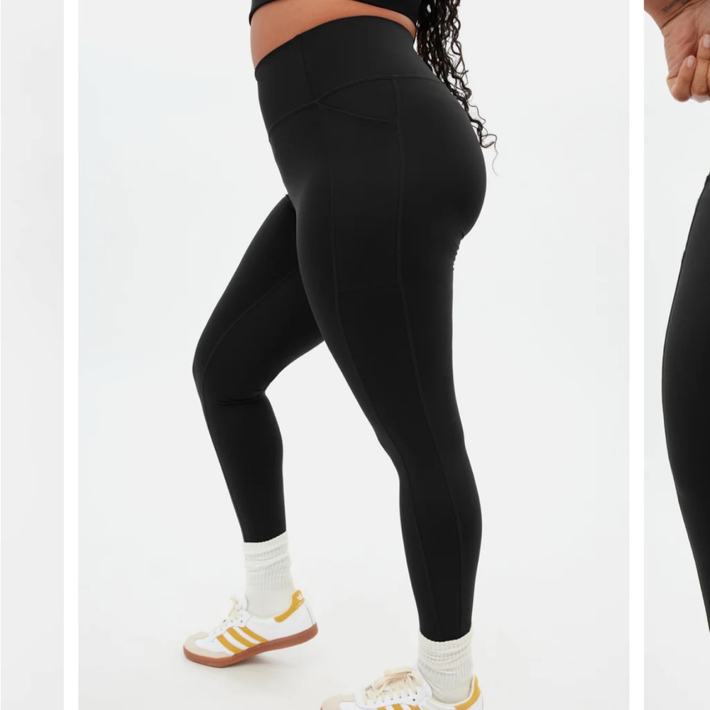 Girlfriend Collective Black Compressive Pocket Legging